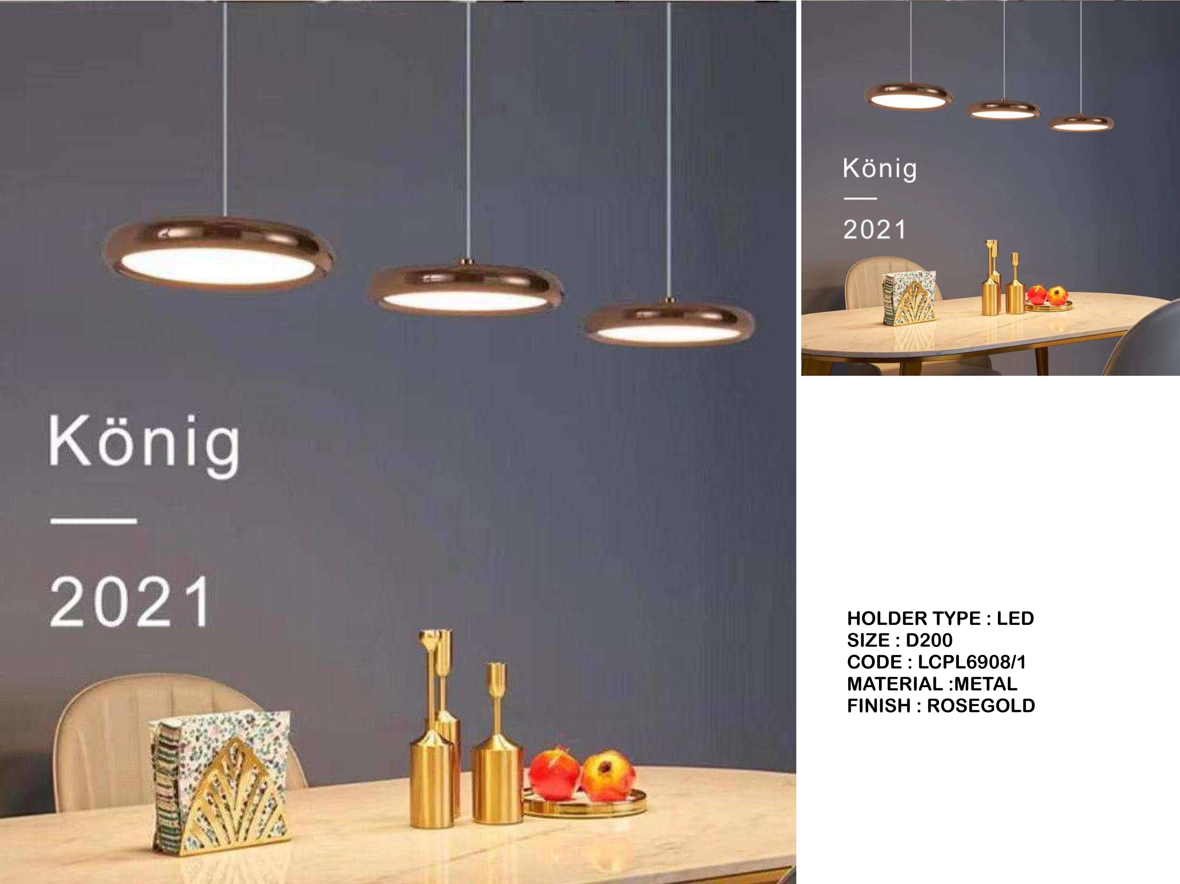 Beyond Lights - Rosegold Pendant Light- LCHL